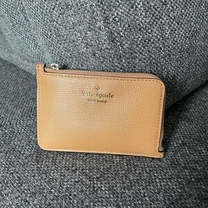 Kate Spade Tan Leather Card Holder